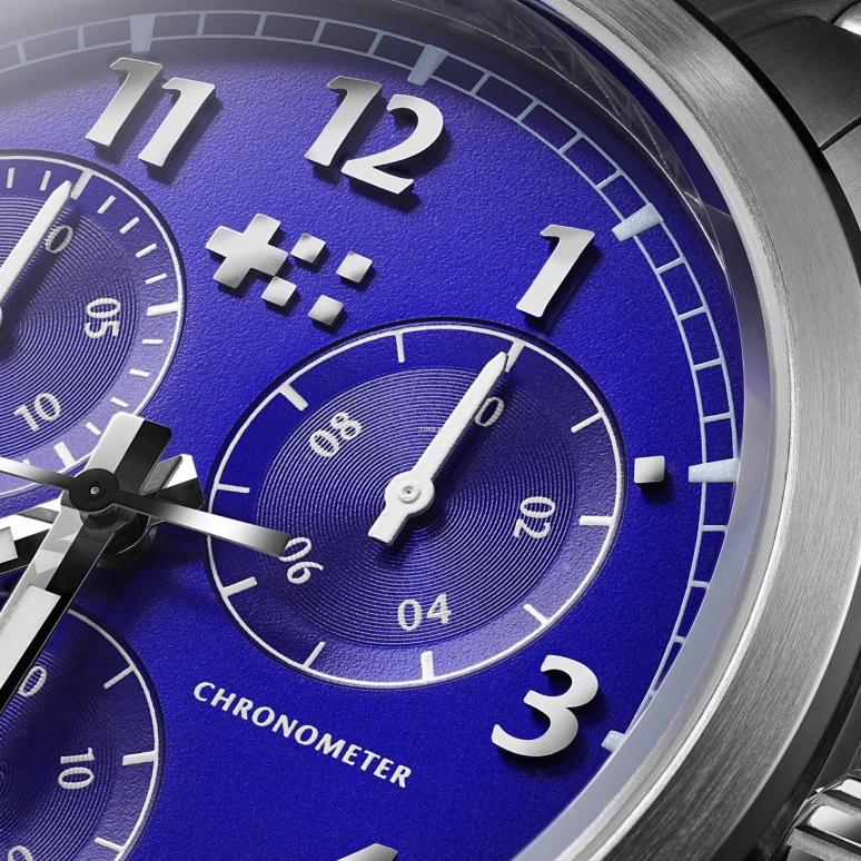 Christopher Ward,C63 39mm,39mm,Stainless Steel,Blue,Quartz,Chronograph,27740hours,C63,C63-39QCC3-S00B0-B0