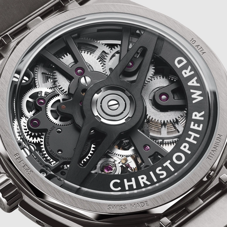 Christopher Ward,The Twelve 41mm,41mm,Titanium,Black,Skeleton,Automatic,120hours,In-house Caliber,C12,C12-41A5D1-T00K0-RK