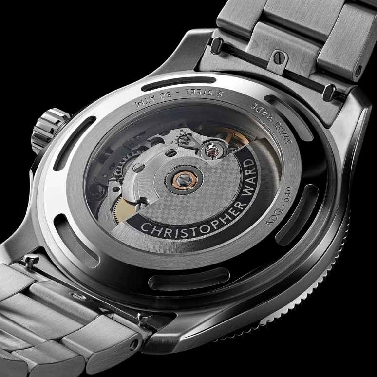 Christopher Ward,C60 40mm,40mm,Stainless Steel,Blue,Automatic,Day,38hours,C60,C60-40ADA31S0BB2-B0