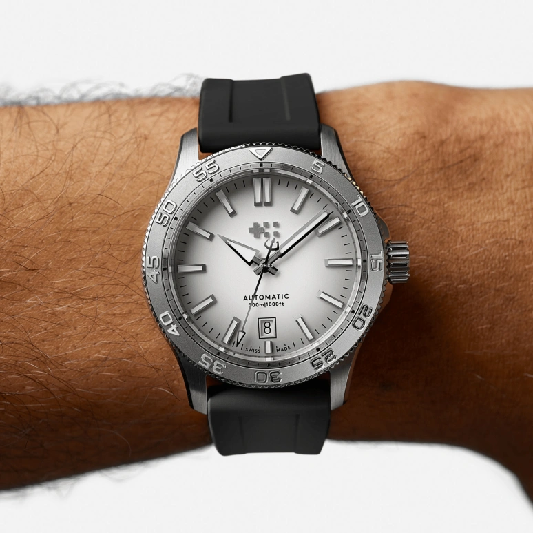 Christopher Ward,C60 40mm,40mm,Stainless Steel,Silver White,Automatic,Day,38hours,C60,C60-40ADA31S00W1-RK