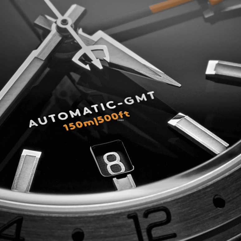 Christopher Ward,C63 39mm,39mm,Stainless Steel,Black,Automatic,Day,Dule Time,C63,C63-39AGM3-S00K2-B0