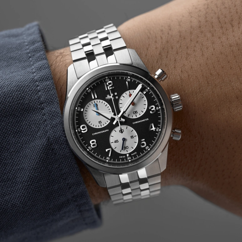 Christopher Ward,C63 39mm,39mm,Stainless Steel,Black,Automatic,Chronograph,27400hours,C63,C63-39QCC3-S00K0-B1