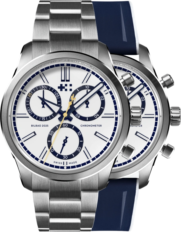 Christopher Ward,C63 39mm,39mm,Stainless Steel,White,Quartz,Chronograph,Sapphire,C63,C63-39QCC3-THFC-B0R
