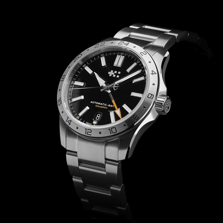 Christopher Ward,C63 36mm,36mm,Stainless Steel,Black,Automatic,Day,Dule Time,C63,C63-36AGM3-S00K0-B0