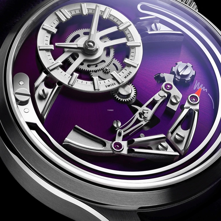 Christopher Ward,C1 41mm,41mm,Titanium,Purple,Automatic,Hour Strike,Function Selector,C01,C01-41APT0-T00P0-MG