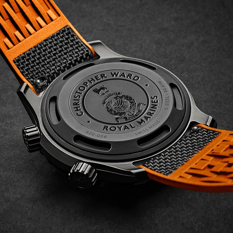 Christopher Ward,C60 42mm,42mm,Stainless Steel,Black,Automatic,38hours,Sapphire,Crystal Glass,C60,C60-42A3H1-SGKK0-HO