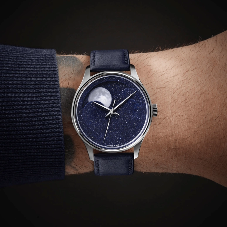 Christopher Ward,C1 40.50mm,40.50mm,Stainless Steel,Blue,Automatic,Moonphase,38hours,C01,C01-40AMP2-S00B0-MB