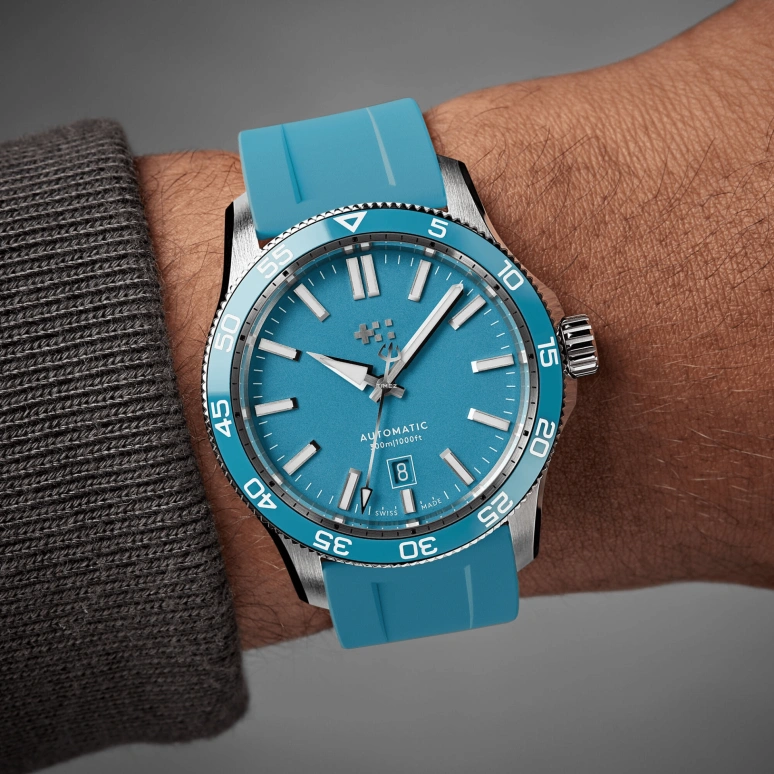 Christopher Ward,C60 42mm,42mm,Stainless Steel,Blue,Automatic,Day,38hours,C60,C60-42ADA31S0BB2-RLB