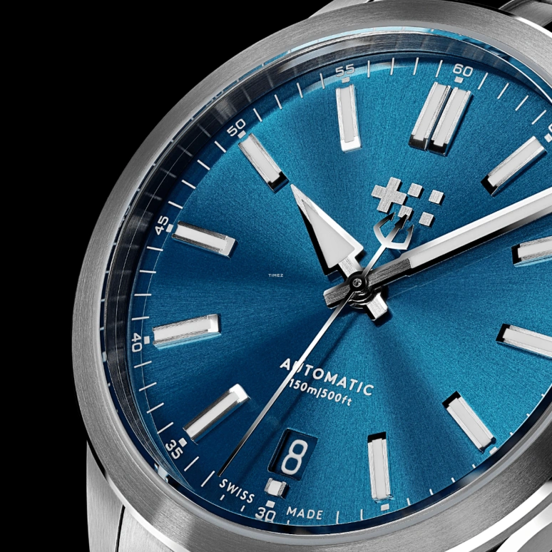 Christopher Ward,C63 36mm,36mm,Stainless Steel,Blue,Automatic,Day,38hours,C63,C63-36ADA3-S00B9-SB