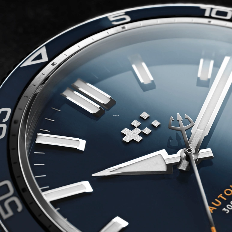 Christopher Ward,C60 38mm,38mm,Stainless Steel,Ceramic,Blue,Automatic,Day,38hours,C60,C60-38ADA31S0BB1-B0