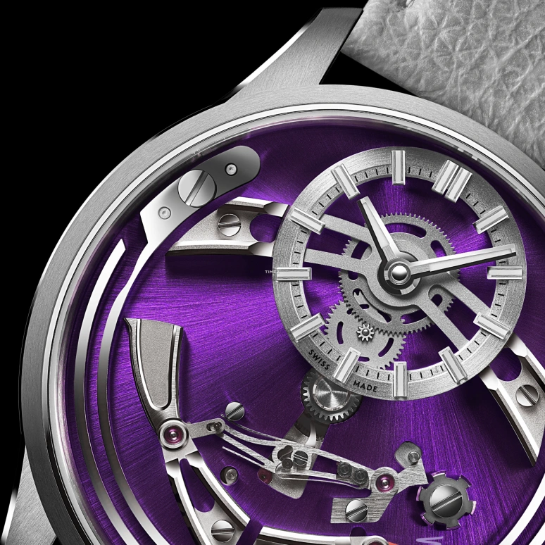 Christopher Ward,C1 41mm,41mm,Titanium,Purple,Automatic,Hour Strike,Function Selector,C01,C01-41APT0-T00P0-MG