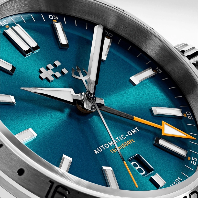 Christopher Ward,C63 39mm,39mm,Stainless Steel,Blue,Automatic,Day,Dule Time,C63,C63-39AGM3-S00B4-B0