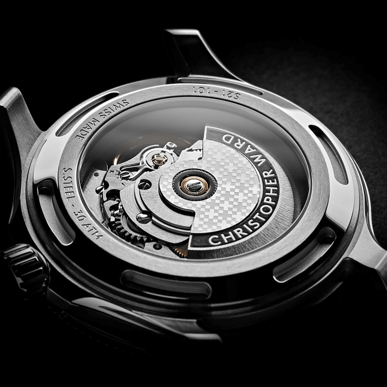 Christopher Ward,C60 40mm,40mm,Stainless Steel,Ceramic,White,Automatic,Day,38hours,C60,C60-40ADA31S0KW1-RO