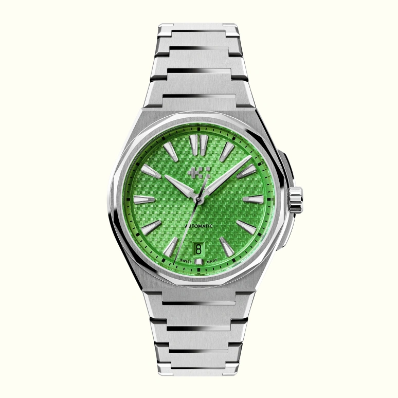 Christopher Ward,Ice Cream Twelve 38mm,38mm,Stainless Steel,Green,Automatic,Day,38hours,C12,C12-38ADA1-S00V1-BRV