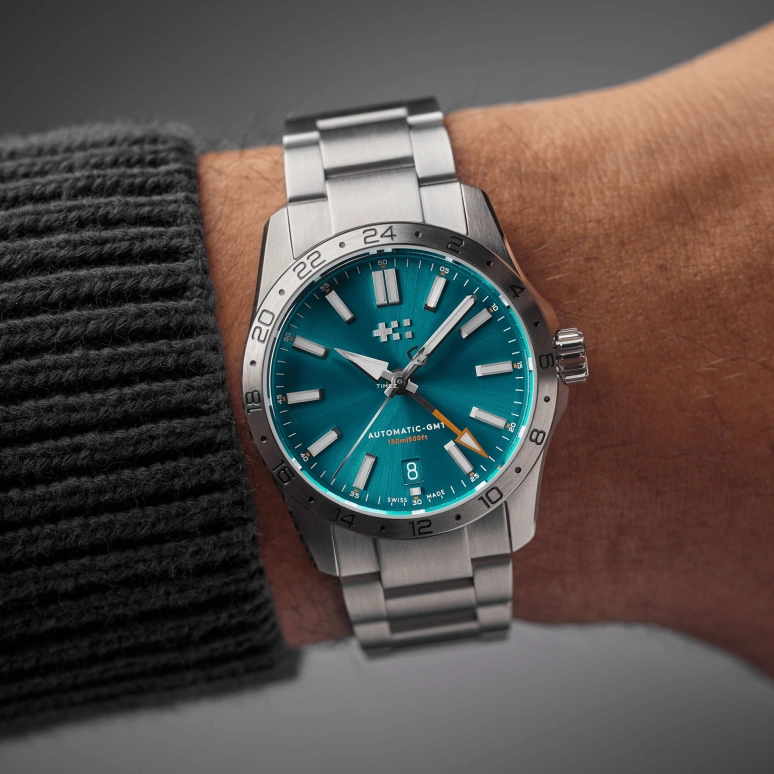 Christopher Ward,C63 36mm,36mm,Stainless Steel,Blue,Automatic,Day,Dule Time,C63,C63-36AGM3-S00B4-B0