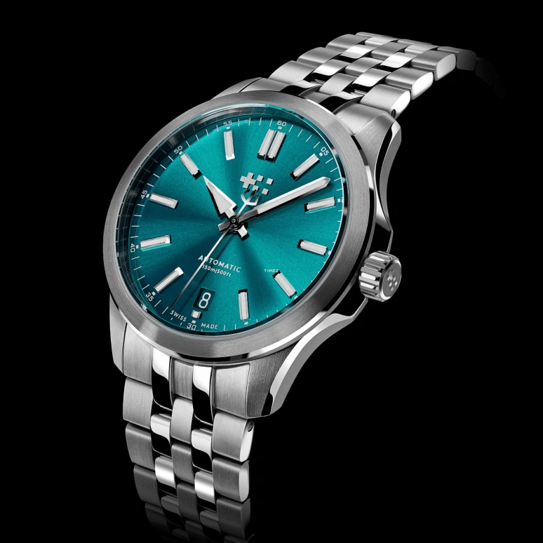Christopher Ward,C63 36mm,36mm,Stainless Steel,Cyan,Automatic,Day,38hours,C63,C63-36ADA3-S00B4-B0