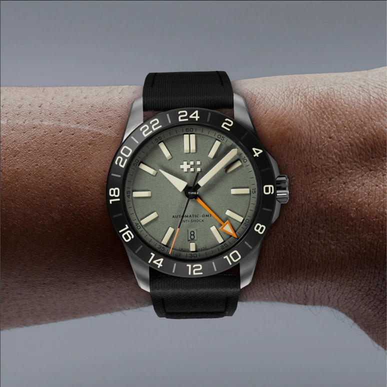 Christopher Ward,C63 41mm,41mm,Stainless Steel,Ceramic,Khaki Green,Automatic,Day,Dule Time,C63,C63-41AGM4-S0KV0-NKX