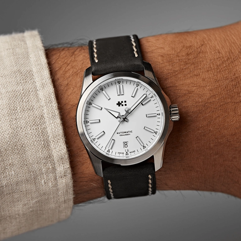 Christopher Ward,C63 36mm,36mm,Stainless Steel,White,Automatic,Day,38hours,C63,C63-36ADA3-S00W0-VK