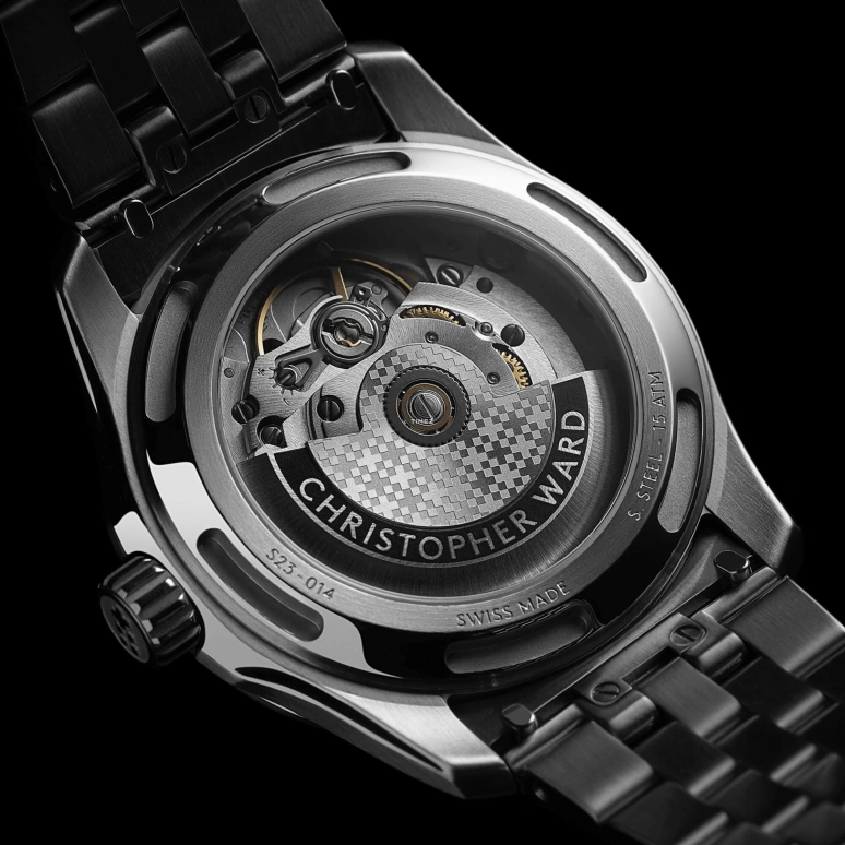 Christopher Ward,C63 36mm,36mm,Stainless Steel,Blue,Automatic,38hours,Sapphire,Crystal Glass,C63,C63-36A3H1-S00B0-MB