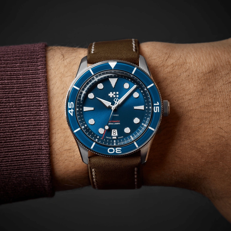 Christopher Ward,C65 41mm,41mm,Stainless Steel,Blue,Automatic,Day,38hours,C65,C65-41ADA2-S0BB0-VT