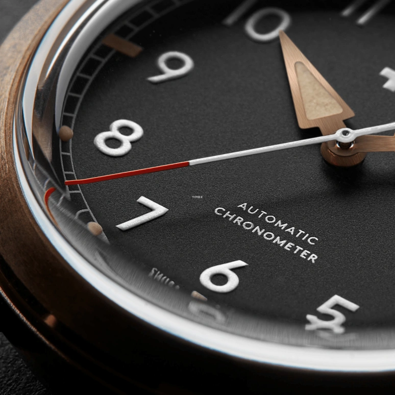 Christopher Ward,C65 38mm,38mm,Bronze,Black,Automatic,38hours,Sapphire,Crystal Glass,C65,C65-38A3H3-BP0K0-VT