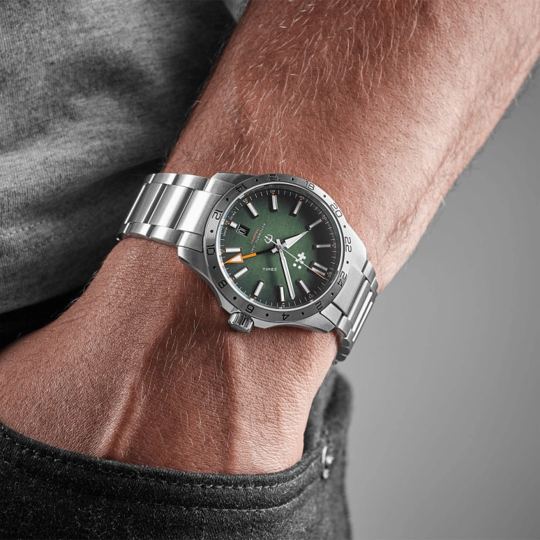 Christopher Ward,C63 39mm,39mm,Stainless Steel,Green,Automatic,Day,Dule Time,C63,C63-39AGM3-S00V1-B0