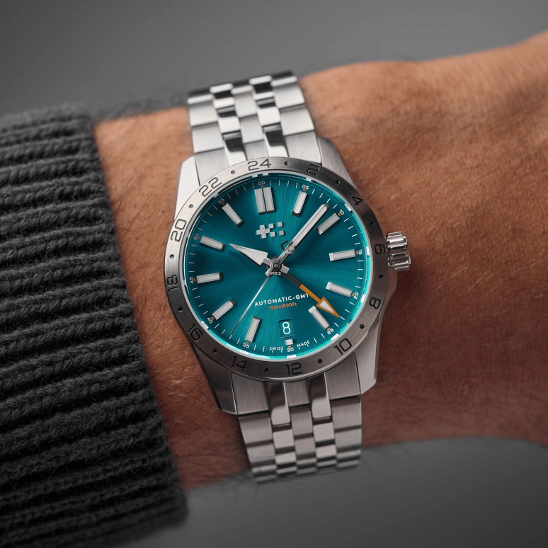 Christopher Ward,C63 36mm,36mm,Stainless Steel,Blue,Automatic,Day,Dule Time,C63,C63-36AGM3-S00B4-B1