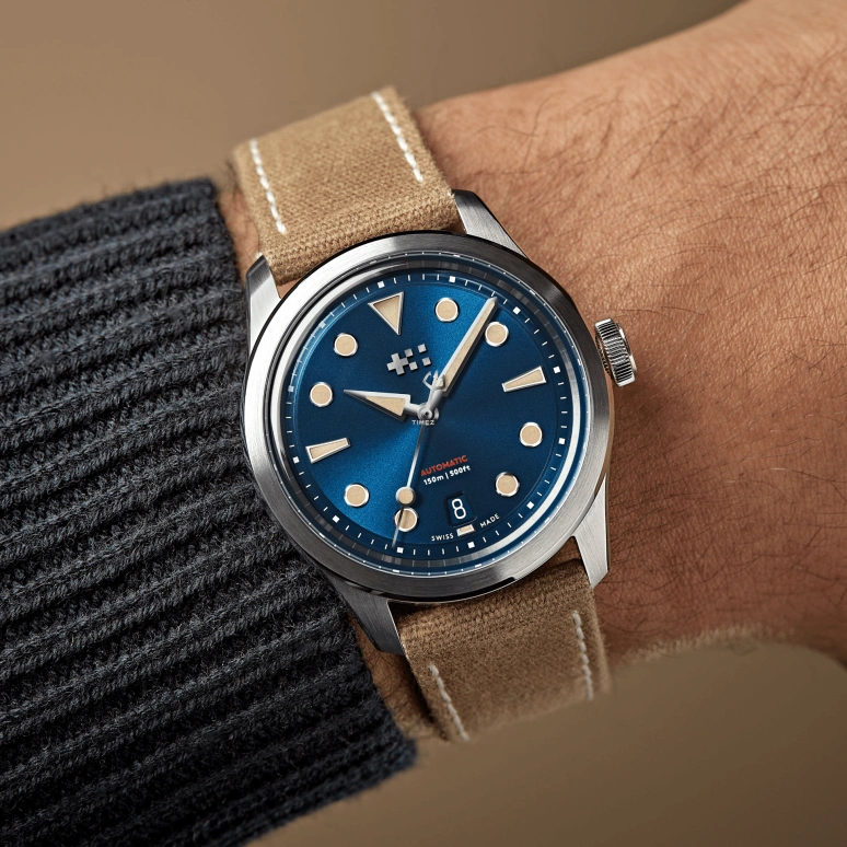 Christopher Ward,C65 38mm,38mm,Stainless Steel,Ocean Blue,Automatic,Day,38hours,C65,C65-38ADA3-S00B0-WC
