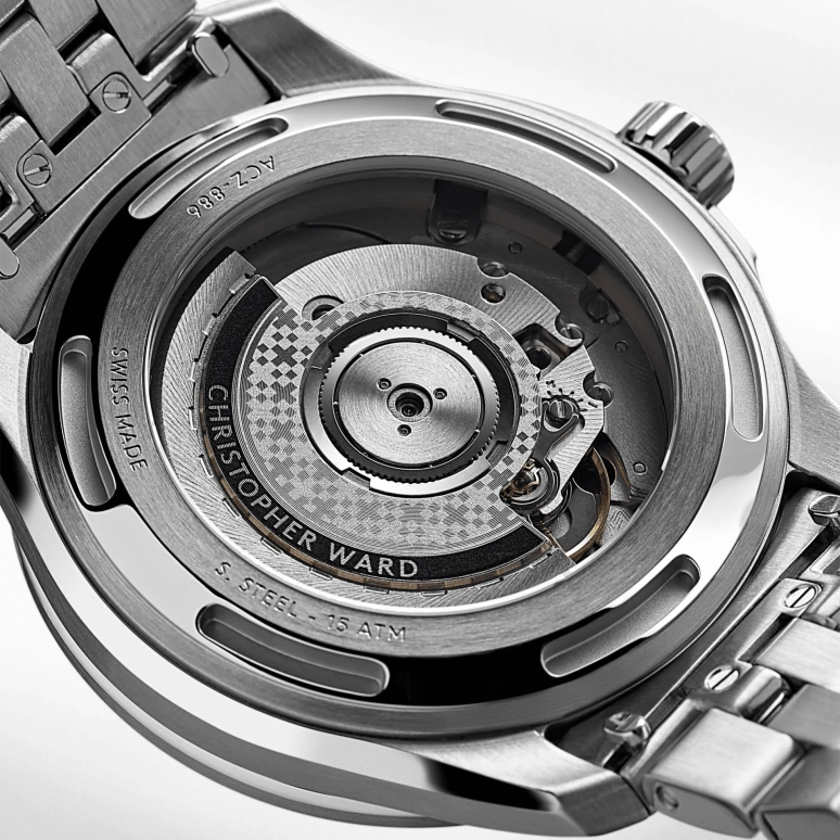 Christopher Ward,C63 39mm,39mm,Stainless Steel,Blue,Automatic,Day,Dule Time,C63,C63-39AGM3-S00B4-B0