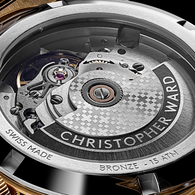 Christopher Ward,C65 38mm,38mm,Bronze,Brown,Automatic,38hours,Sapphire,Crystal Glass,C65,C65-38C3H4-B00K0-WC