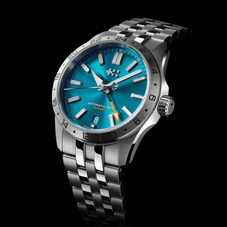 Christopher Ward,C63 36mm,36mm,Stainless Steel,Blue,Automatic,Day,Dule Time,C63,C63-36AGM3-S00B4-RO