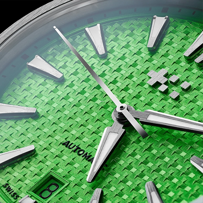 Christopher Ward,Ice Cream Twelve 38mm,38mm,Stainless Steel,Green,Automatic,Day,38hours,C12,C12-38ADA1-S00V1-BRV