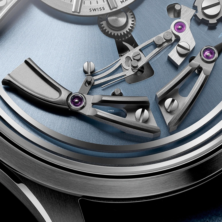 Christopher Ward,Other 41mm,41mm,Titanium,Blue,Skeleton,Automatic,Petite Sonnerie,38hours,C01,C01-41APT2-T00B1-VC