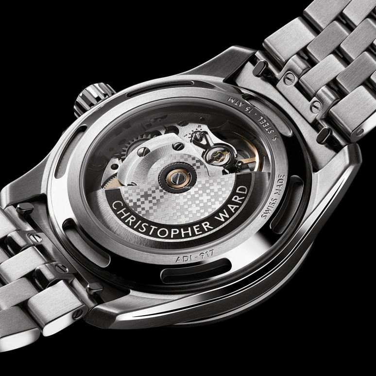 Christopher Ward,C63 36mm,36mm,Stainless Steel,Blue,Automatic,Day,38hours,C63,C63-36ADA3-S00B9-SB