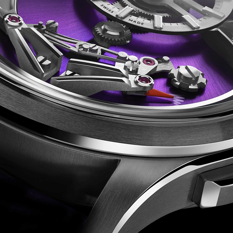 Christopher Ward,C1 41mm,41mm,Titanium,Purple,Automatic,Hour Strike,Function Selector,C01,C01-41APT0-T00P0-MG