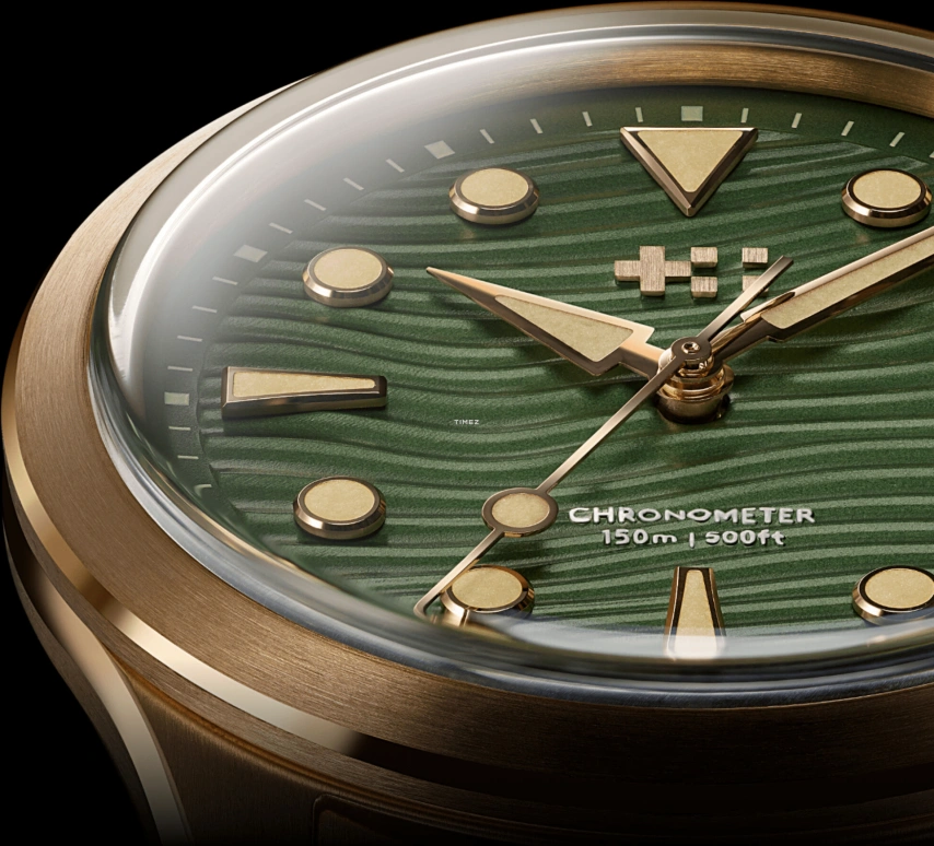 Christopher Ward,C65 38mm,38mm,Bronze,Green,Automatic,38hours,Sapphire,Crystal Glass,C65,C65-38C3H4-B00V0-WC