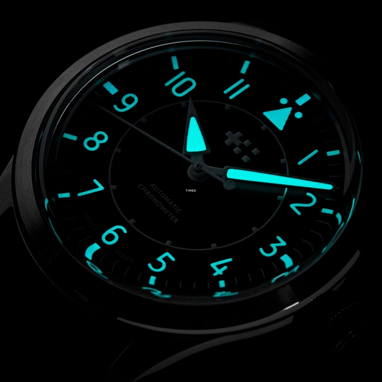 Christopher Ward,C65 38mm,38mm,Stainless Steel,Black,Automatic,38hours,Hardlex,C65,C65-38A3H3-S00K1-WK