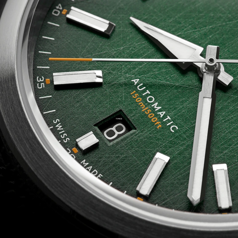Christopher Ward,C63 39mm,39mm,Stainless Steel,Green,Automatic,Day,38hours,C63,C63-39ADA3-S00V1-VK