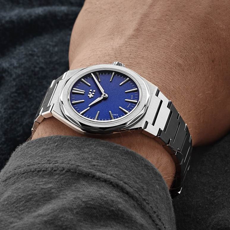 Christopher Ward,The Twelve 38mm,38mm,Stainless Steel,Blue,Handwound,45hours,Sapphire,Crystal Glass,C12,C12-38H2H1-S00B0-B0
