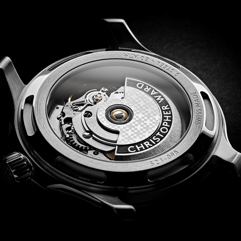 Christopher Ward,C60 38mm,38mm,Stainless Steel,White,Automatic,Day,38hours,C60,C60-38ADA31S0KW0-B0