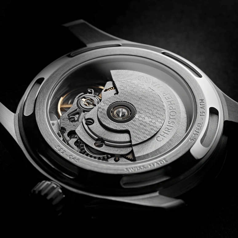 Christopher Ward,C63 36mm,36mm,Stainless Steel,White,Automatic,Day,38hours,C63,C63-36ADA3-S00W1-B1