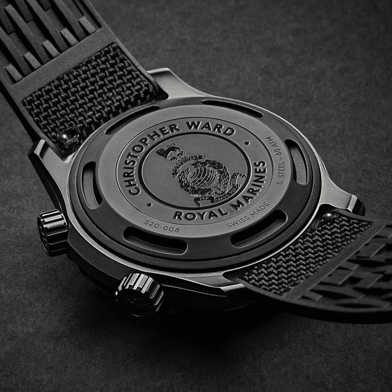 Christopher Ward,C60 42mm,42mm,Stainless Steel,Black,Automatic,38hours,Sapphire,Crystal Glass,C60,C60-42A3H1-SGKK0-HK