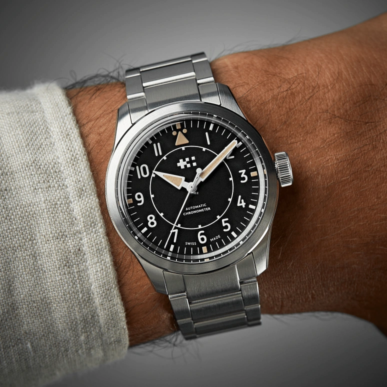 Christopher Ward,C65 38mm,38mm,Stainless Steel,Black,Automatic,38hours,Sapphire,Crystal Glass,C65,C65-38A3H3-S00K1-B0
