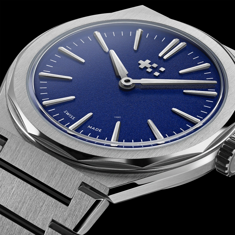 Christopher Ward,The Twelve 38mm,38mm,Stainless Steel,Blue,Handwound,45hours,Sapphire,Crystal Glass,C12,C12-38H2H1-S00B0-B0
