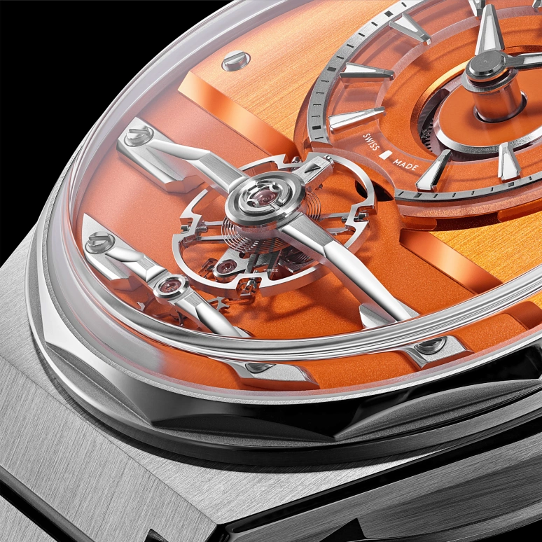 Christopher Ward,The C12 Loco 41mm,41mm,Stainless Steel,Orange,Handwound,Tourbillon,144hours,C12,C12-41H6D1-S00O0-B0