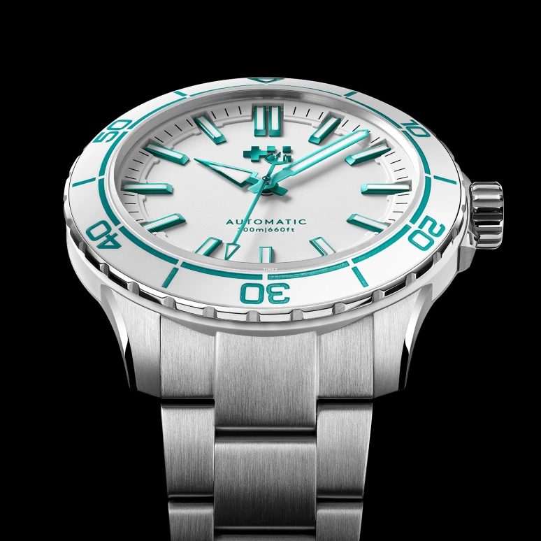 Christopher Ward,C60 44mm,44mm,Stainless Steel,Ceramic,White,Automatic,38hours,Sapphire,Crystal Glass,C60,C60-44A3H31S0WW0-B0