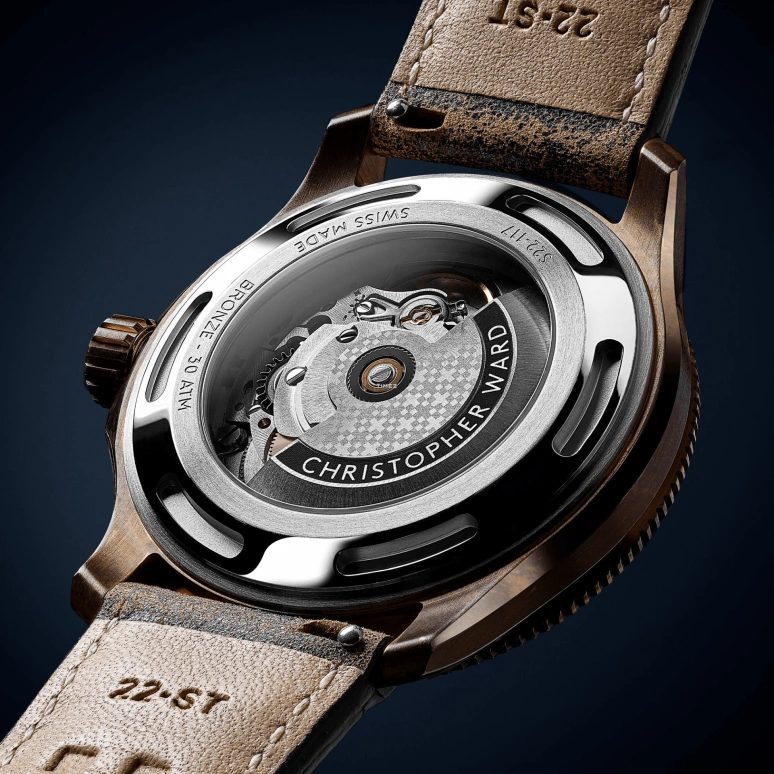 Christopher Ward,C60 42mm,42mm,Bronze,Blue,Automatic,Day,38hours,C60,C60-42ADC31BPBB0-HB