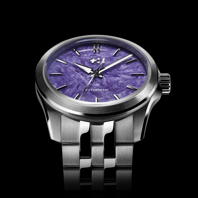 Christopher Ward,C63 36mm,36mm,Stainless Steel,Purple,Automatic,38hours,Sapphire,Crystal Glass,C63,C63-36A3H1-S00P0-B1