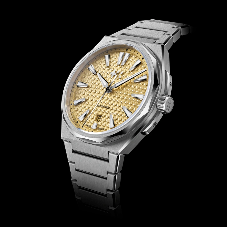 Christopher Ward,The Twelve 40mm,40mm,Stainless Steel,Yellow,Automatic,Day,38hours,C12,C12-40ADA1-S00A0-B0