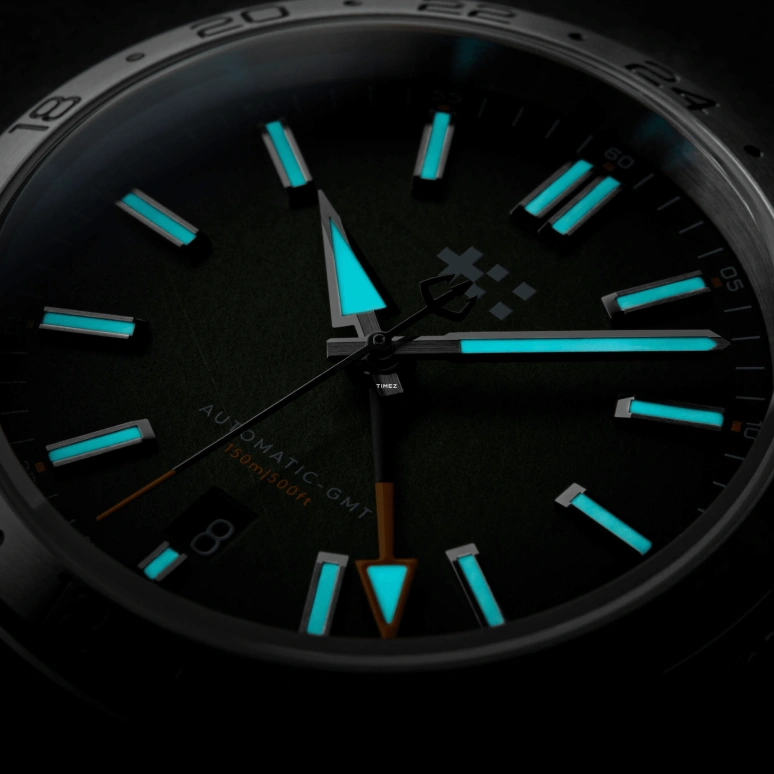 Christopher Ward,C63 39mm,39mm,Stainless Steel,Green,Automatic,Day,Dule Time,C63,C63-39AGM3-S00V1-HKO